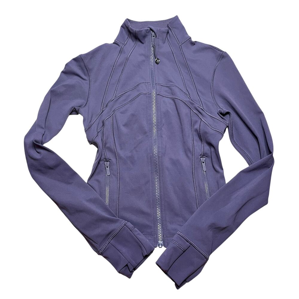 Lululemon Define Cropped Jacket Nulu Nightfall Size 4